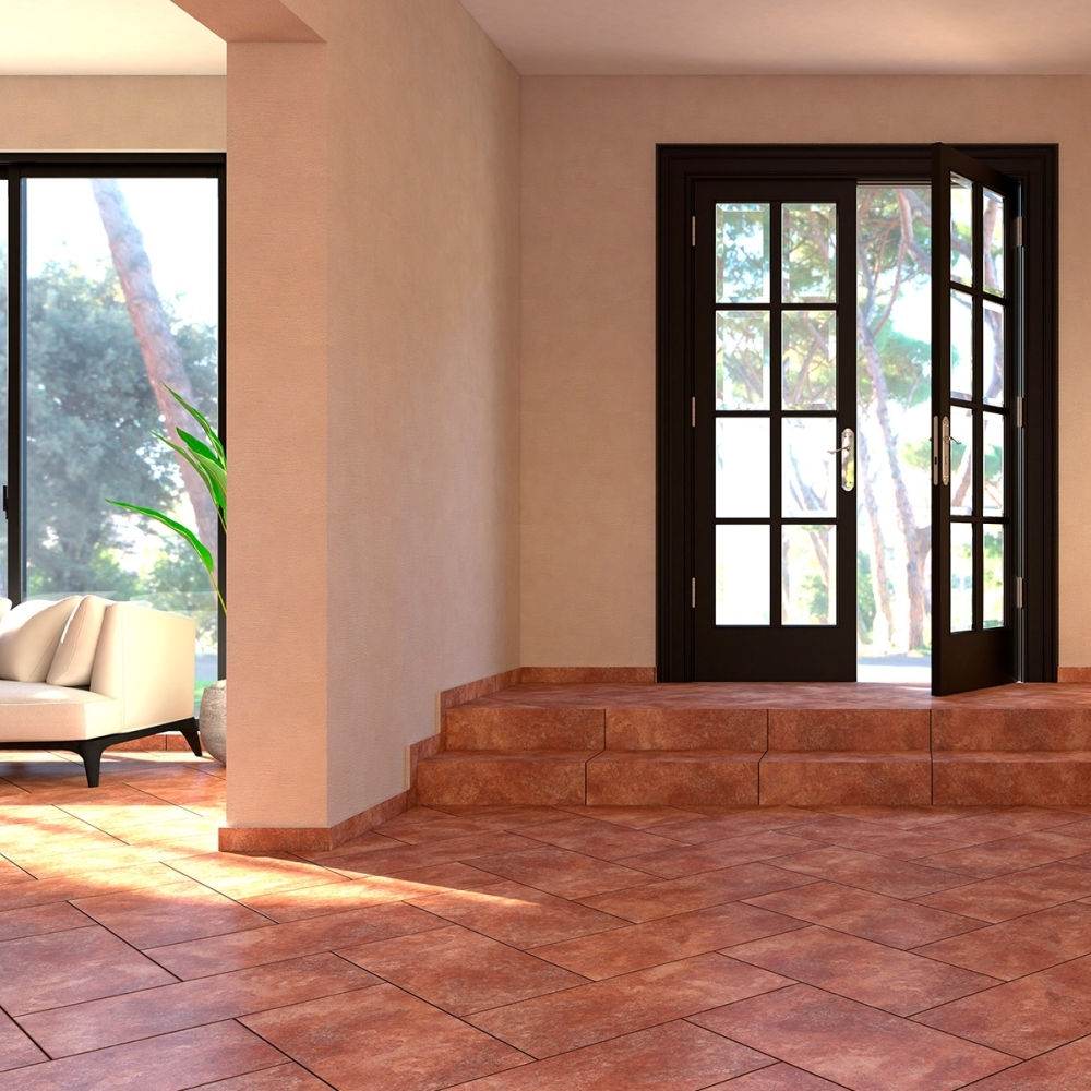 [PT36MESSRO1A] Piso Porcelánico Tecnopiso 30x60 Messel Rojo